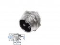 Signaalconnector Aviation GX16  3 pins male/female